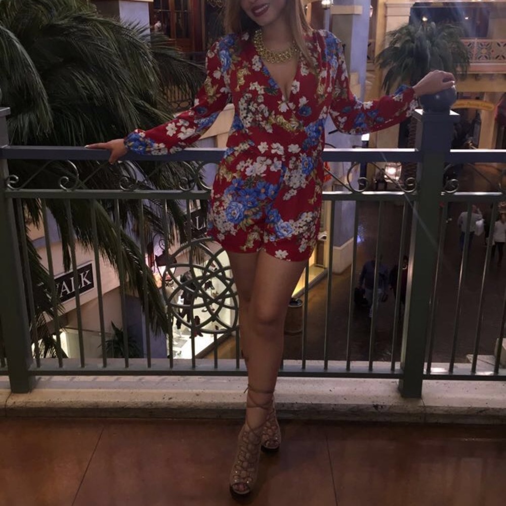 Floral jumpsuit