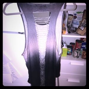 Ribbed loose high low rank