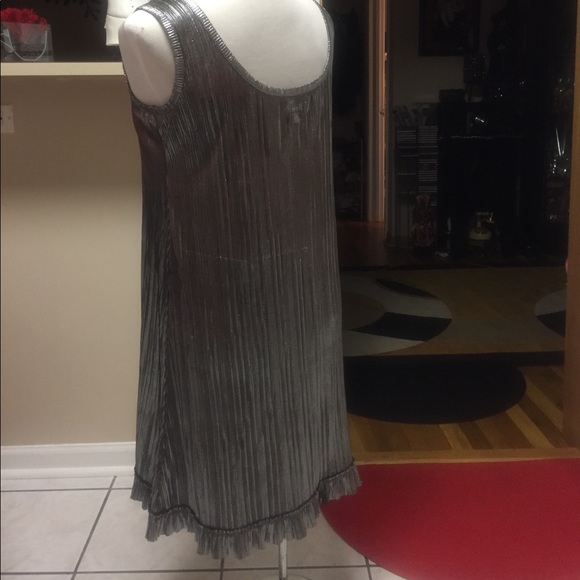 Silver DKNY jeans dress - Picture 2 of 6