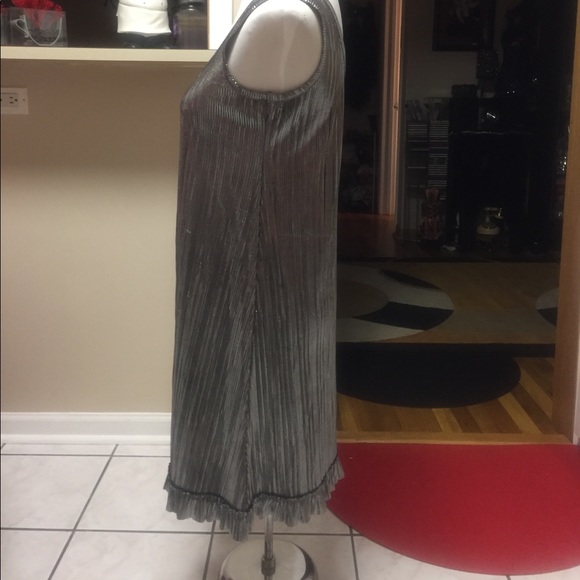 Silver DKNY jeans dress - Picture 3 of 6