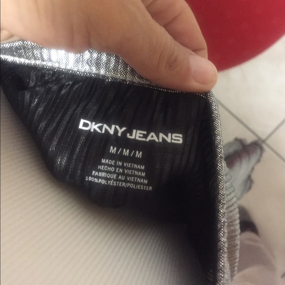 Silver DKNY jeans dress - Picture 6 of 6