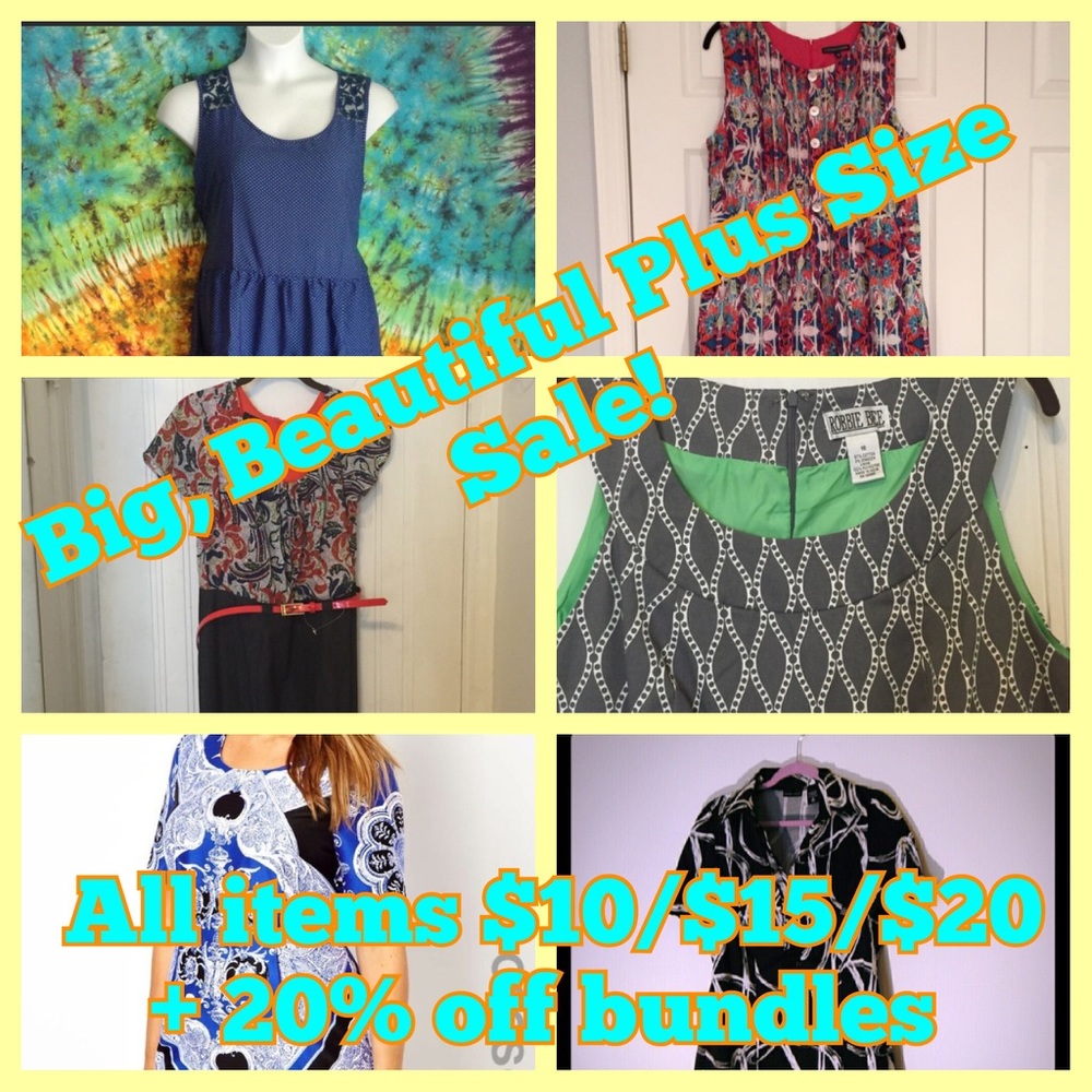 Big sale on gorgeous plus size closet!
