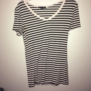 "American dream" striped shirt