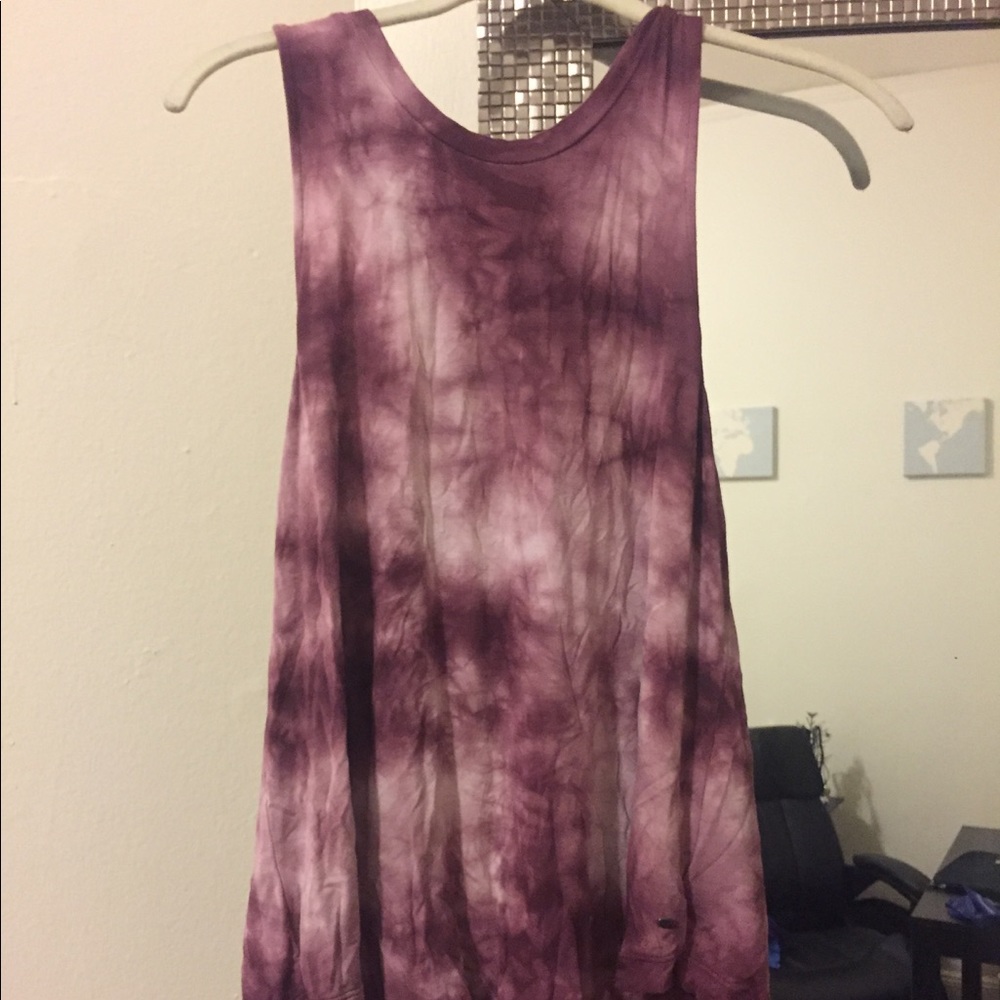 American Eagle Purple Tie Dye tank