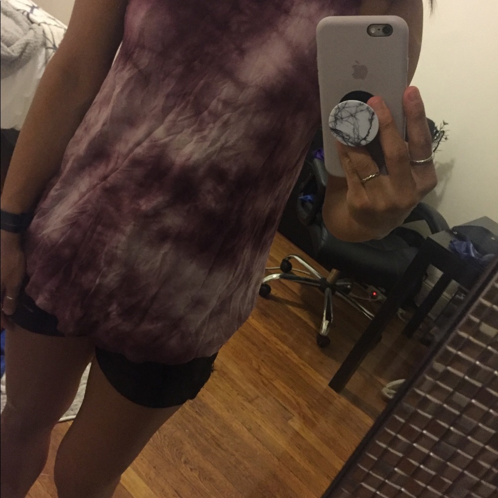 American Eagle Purple Tie Dye tank - Picture 3 of 3