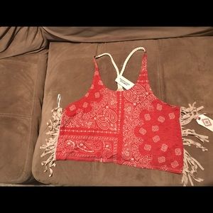 NWT Forever 21 Bandana Crop Top
