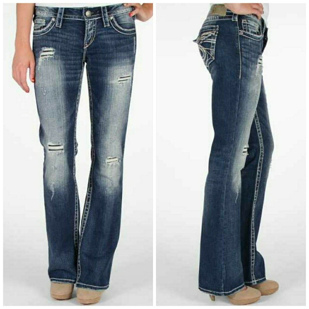 Silver Pioneer Stretch Jeans