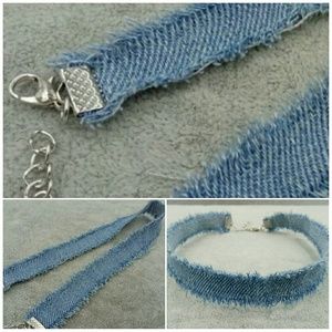 Denim Choker