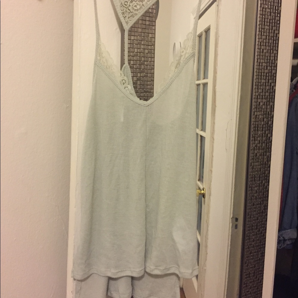 Urban Outfitters light green cotton camisole