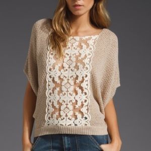 Lace Dolman Sweater