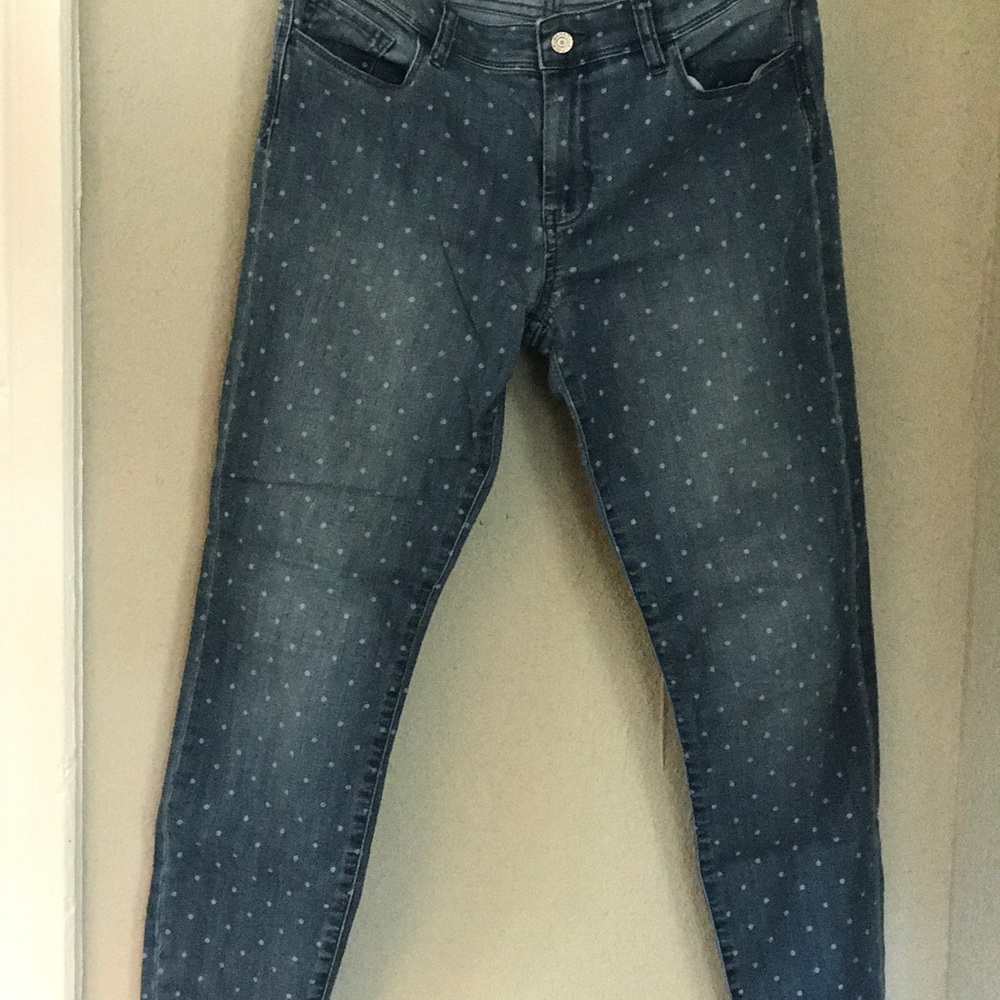 Polka dot Banana Republic jeans!