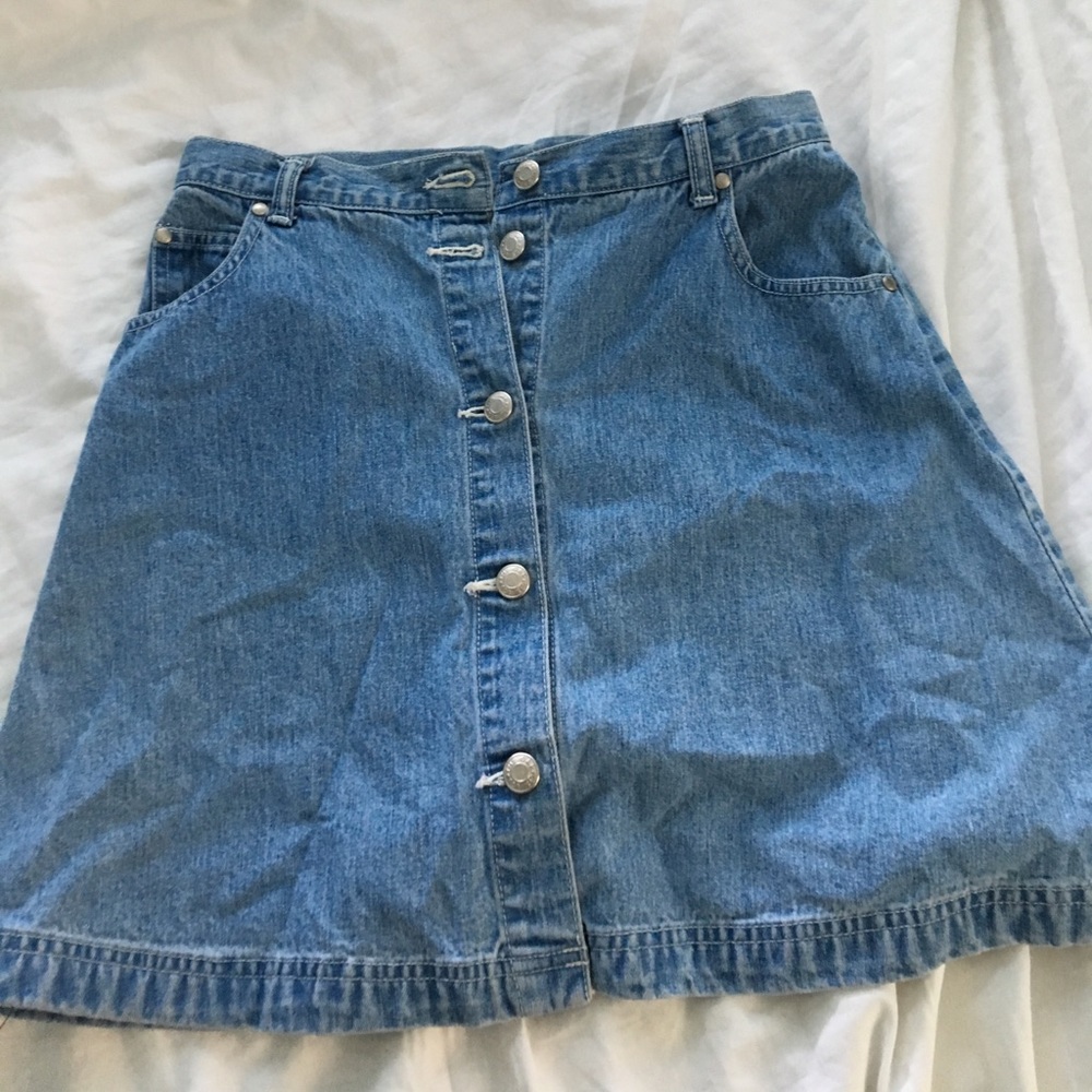 jean skirt