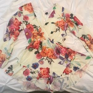 Floral flowy romper