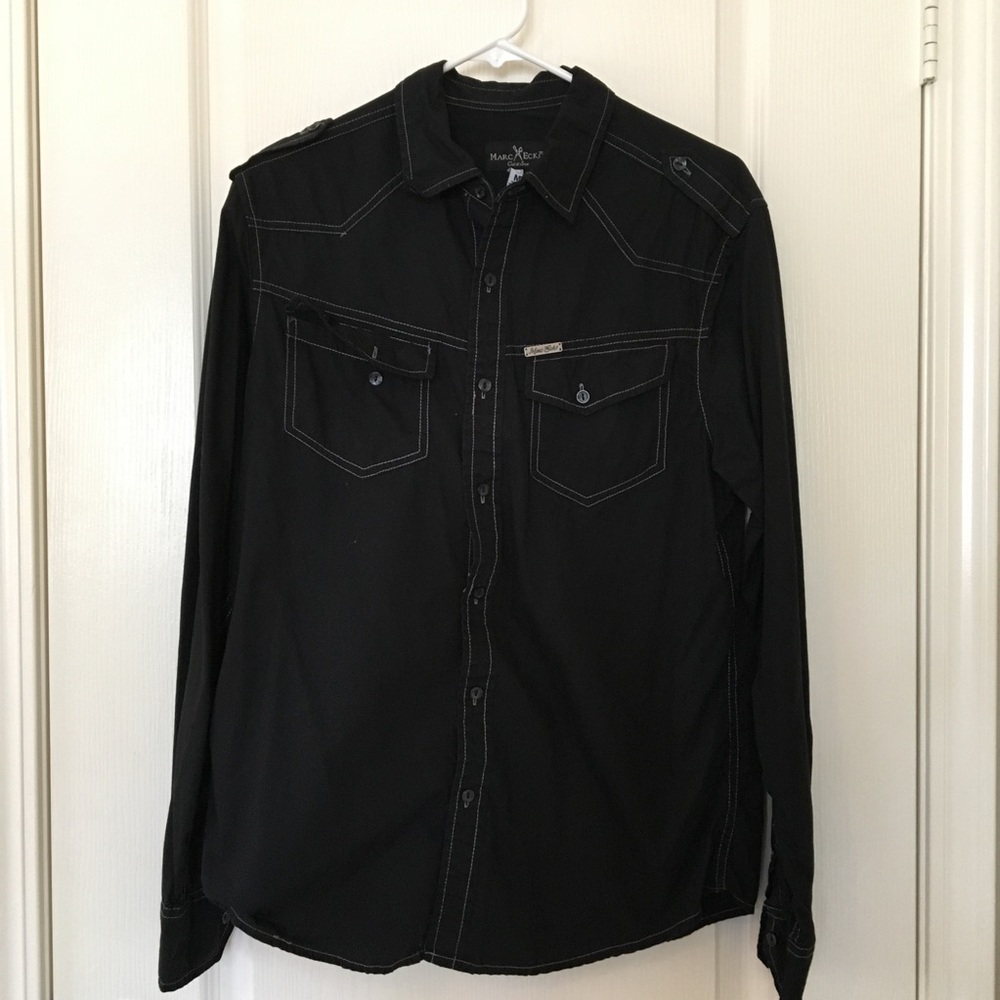 Black long sleeve button up