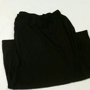 Black maxi skirt