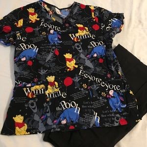 Winnie the Pooh Scrub Top