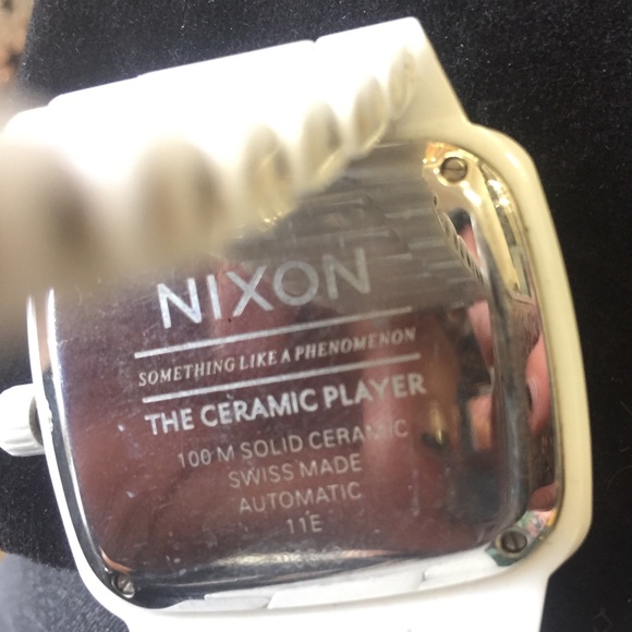 Nixon "The Ceramic Player" Watch- White w/ Ruby - Picture 5 of 5