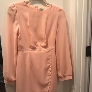Long sleeve- Peach colored dress from Tobi.