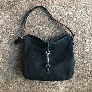 Black Coach Signature Handbag