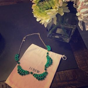 J. Crew Green Necklace