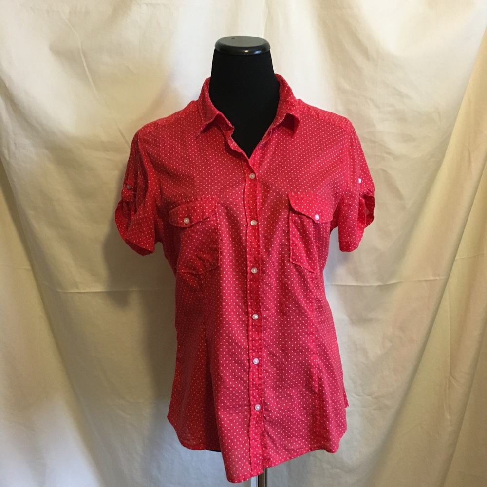 H&M Red & White Polka Dot Shirt