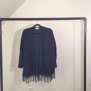 ASOS Navy Knit Kimono
