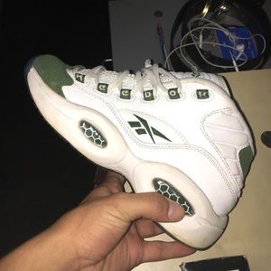 Reebok questions green and white