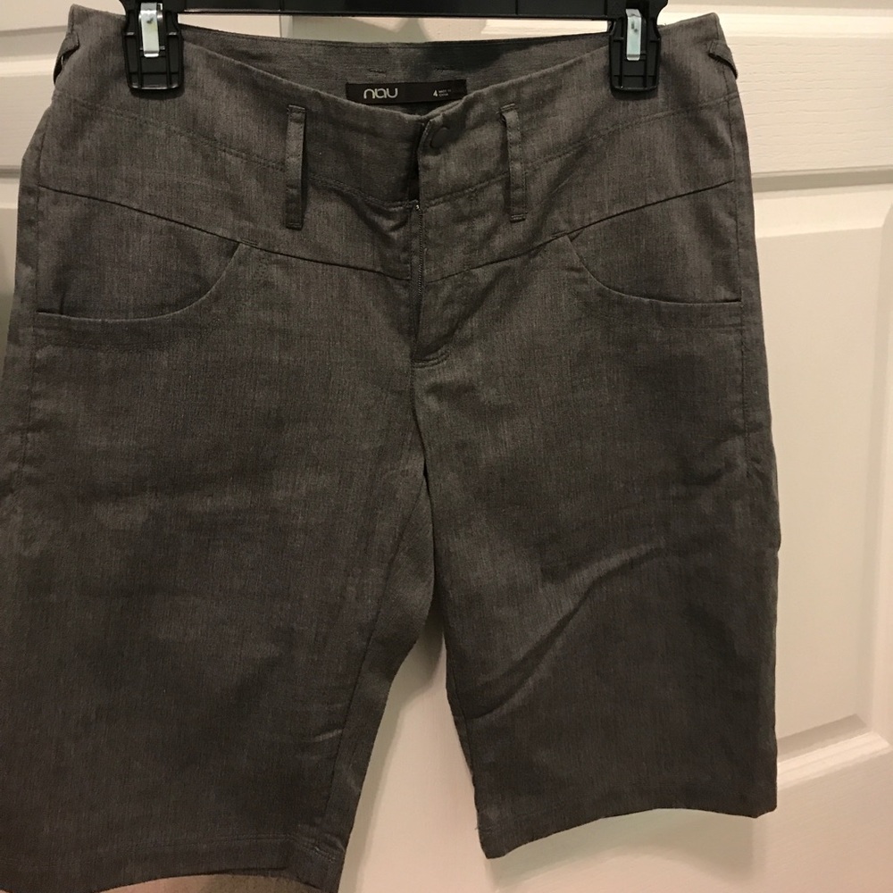 nau organic Bermuda style shorts