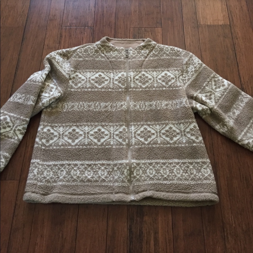 Never Worn zip-up Sweater