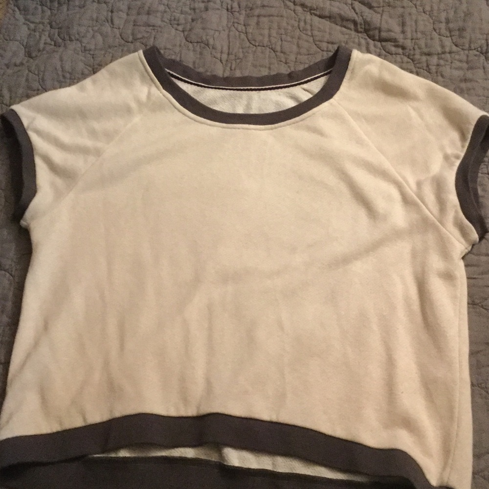 Cocoon short sleeve sweatshirt