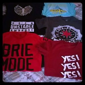 Female WWE fan t-shirts