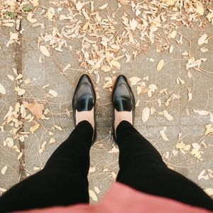 Everlane Black Leather Loafers