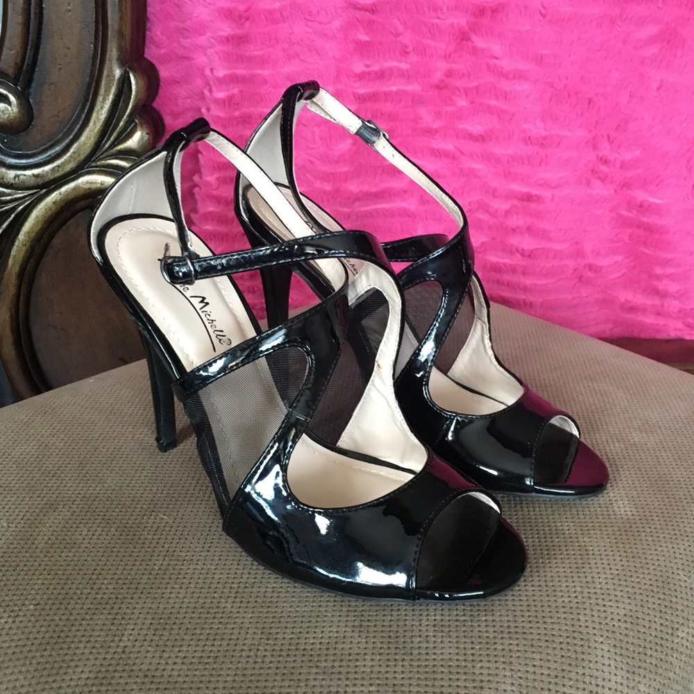 Open Toe Stiletto Heels