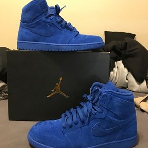 Air Jordan 1 Suede (Powder Blue)