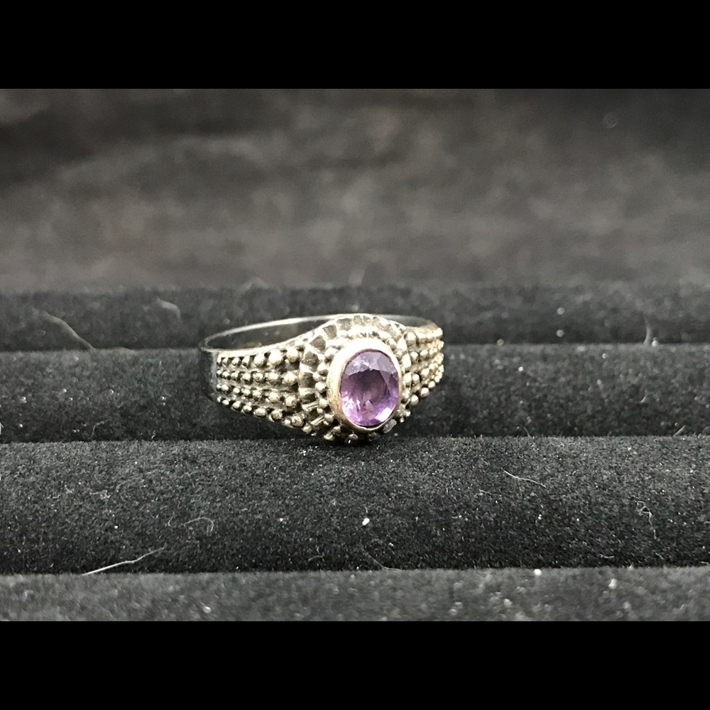 Sterling silver Amethyst ring
