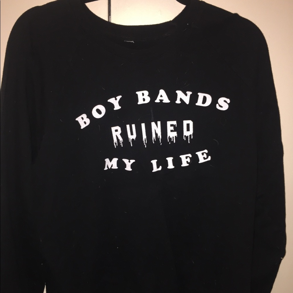Jawbreaking Boy Bands Ruined My Life Crewneck