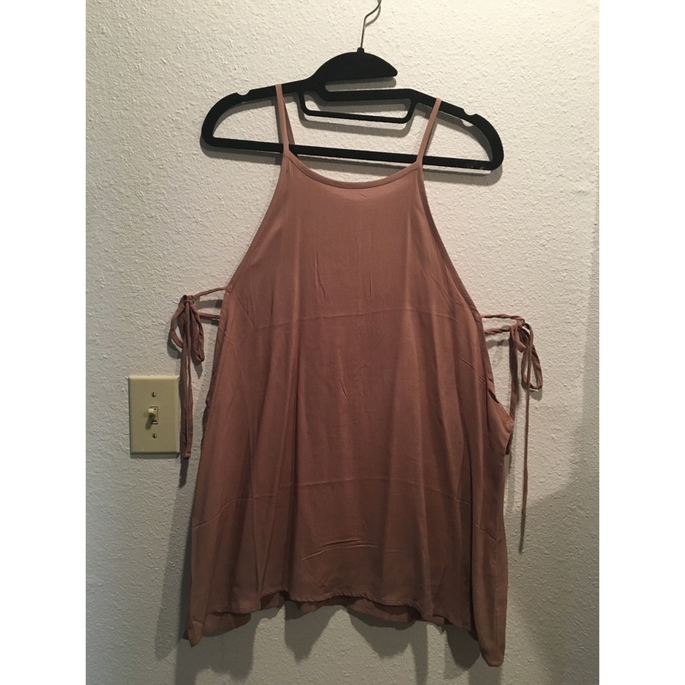 Dusty Pink Flowy Tank