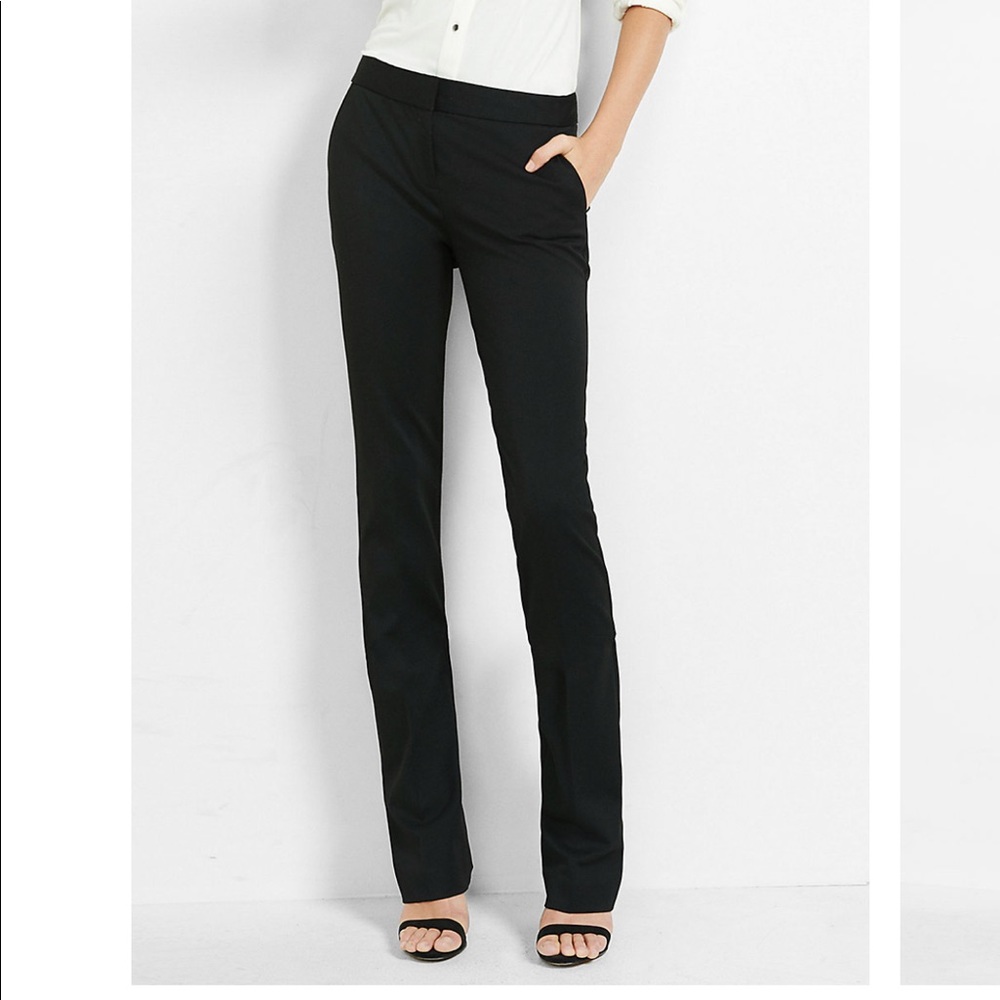 EXPRESS Columnist Barely Boot Mid-Rise Pants
