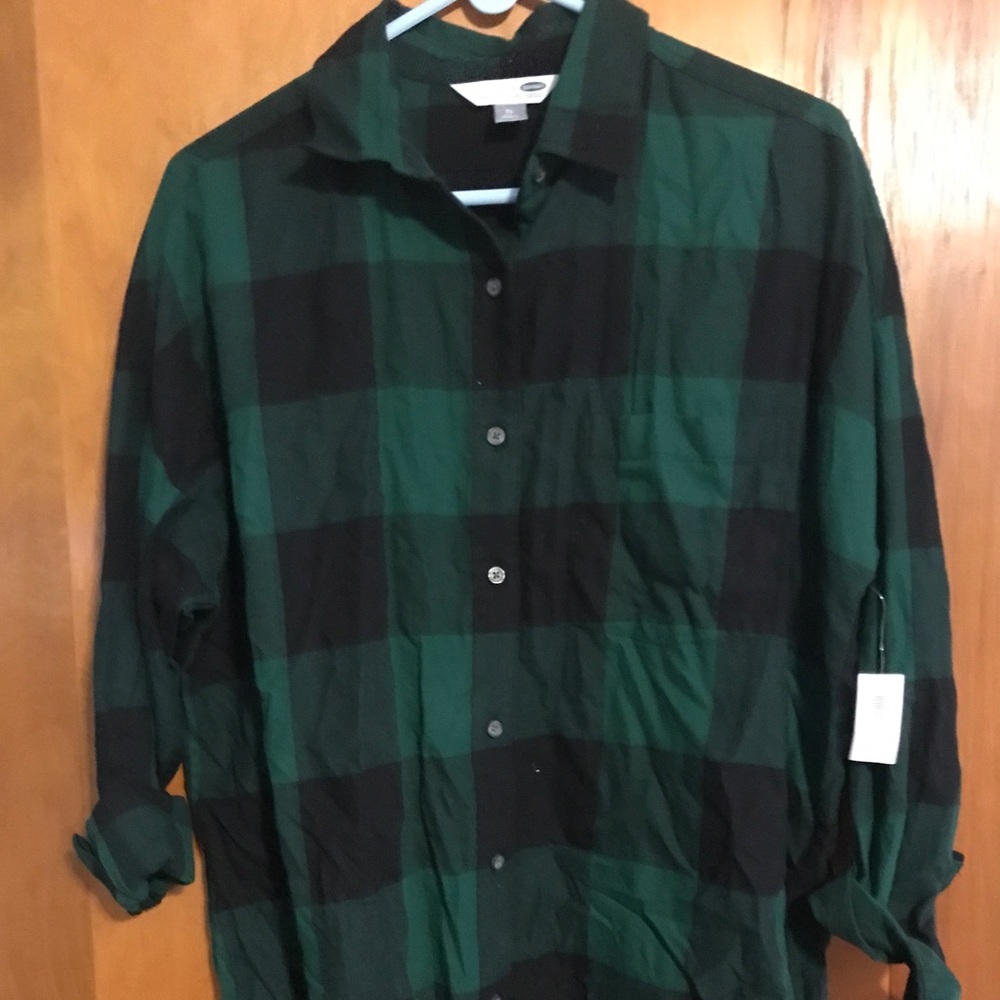 Old Navy Plaid Button Down
