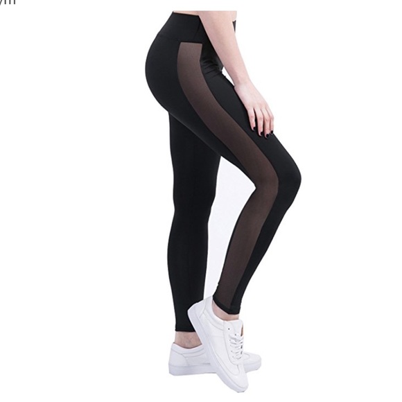 Pants - Sheer Sided Leggings