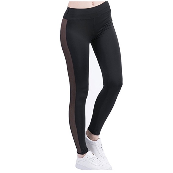 Sheer Sided Leggings - Picture 3 of 5