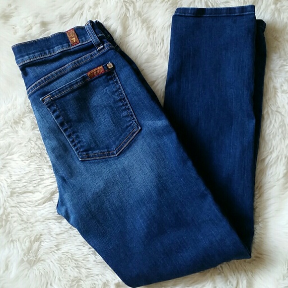 7 For All Mankind Denim - 7 For All Mankind Relaxed Skinny Stretch Size 28