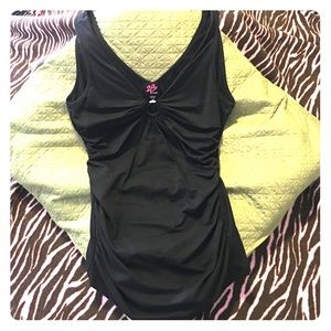 2B bebe black body top