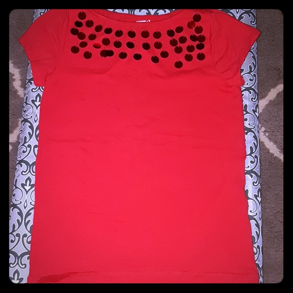 NWOT Crazy 8 Sequins T-shirt