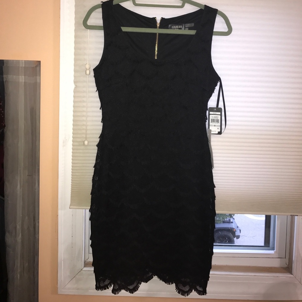 Black Guess even dress.