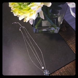 Lia Sophia Double Strand Floral Necklace