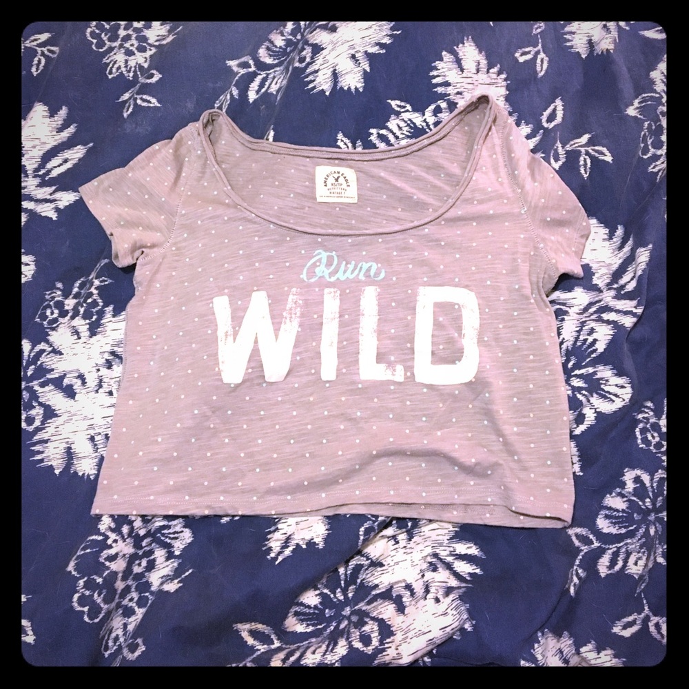 Run wild crop top