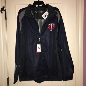 Men's Full Zip Minnesota Twins Windbreaker
