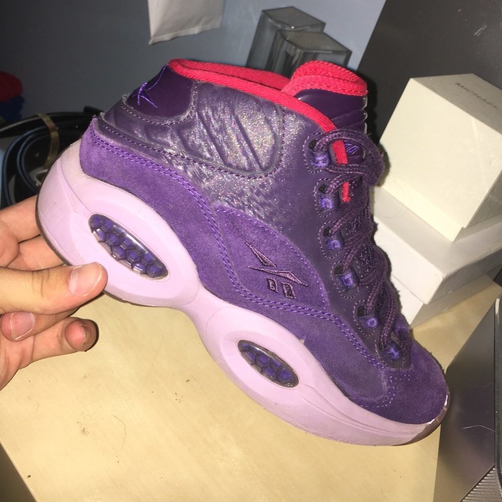Reebok questions purple and red