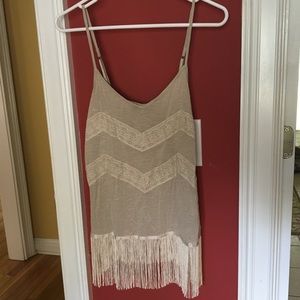 Fringe / Lace American Eagle Tank Top
